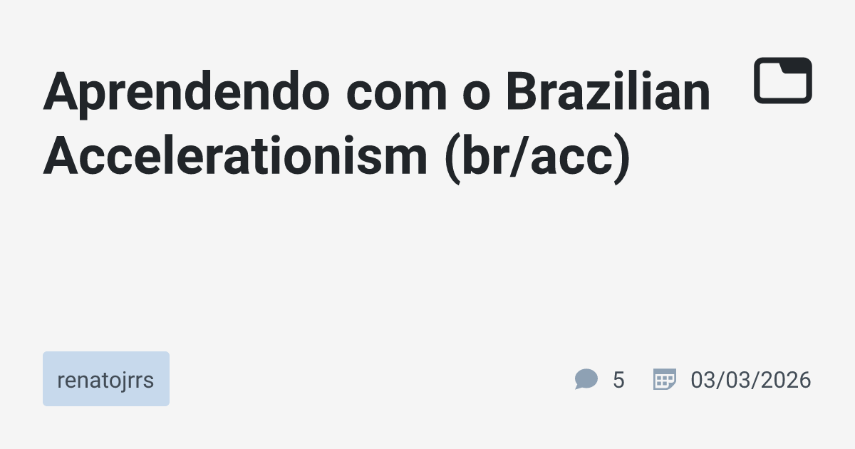 Do Hype ao Hack Real: A Jornada do 'br/acc' e a Transparência