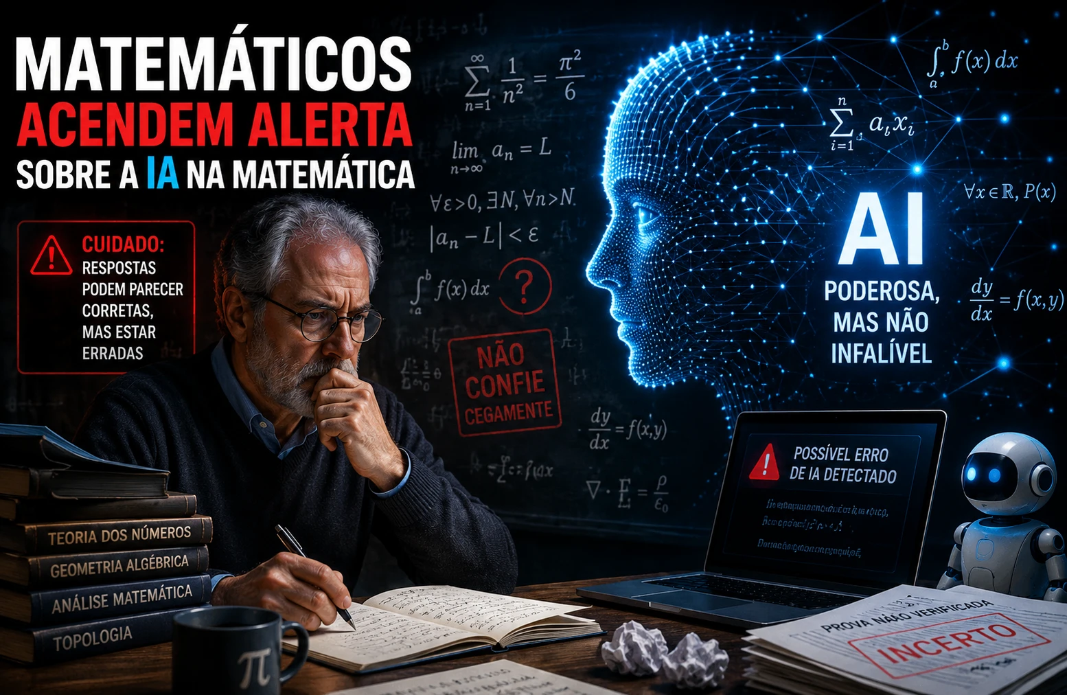 IA pode errar feio, e matemáticos explicam por que é preciso cautela