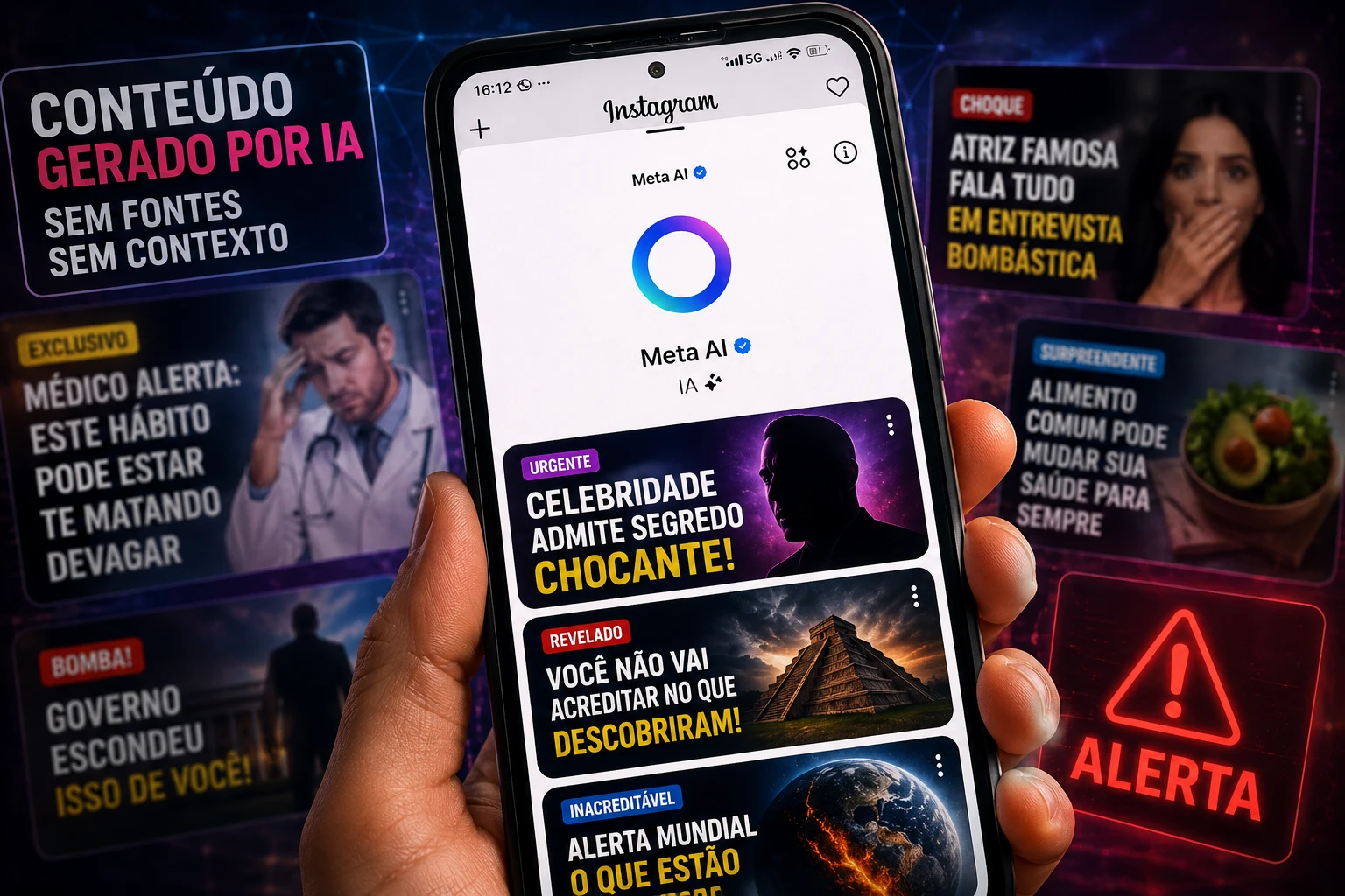 Meta AI usa seu perfil para criar artigos clickbait personalizados