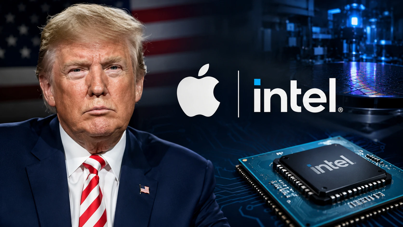 Trump afirma que Apple fabricará chips com apoio da Intel