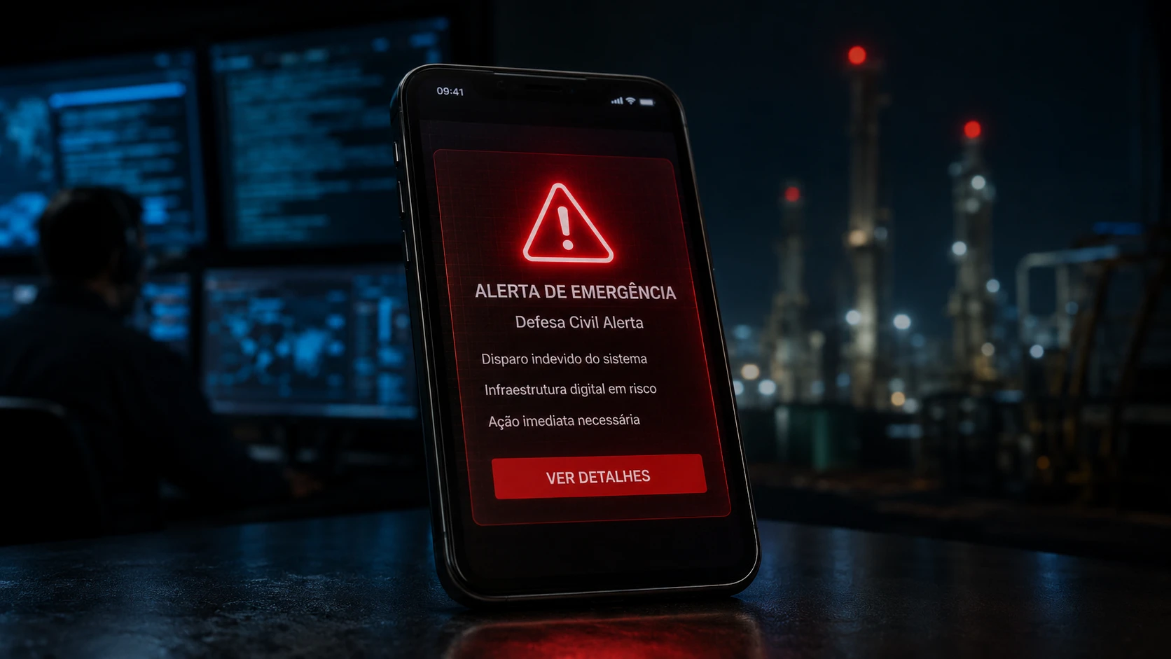 Alerta falso da Defesa Civil expõe risco grave em sistemas críticos